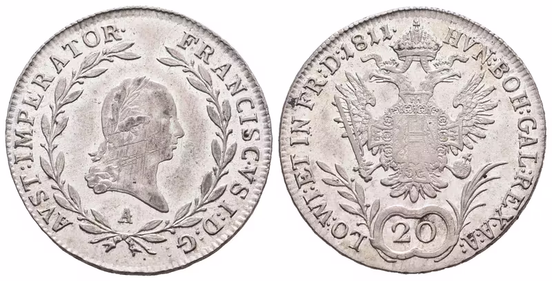František II., 20 Krejcar 1811 A