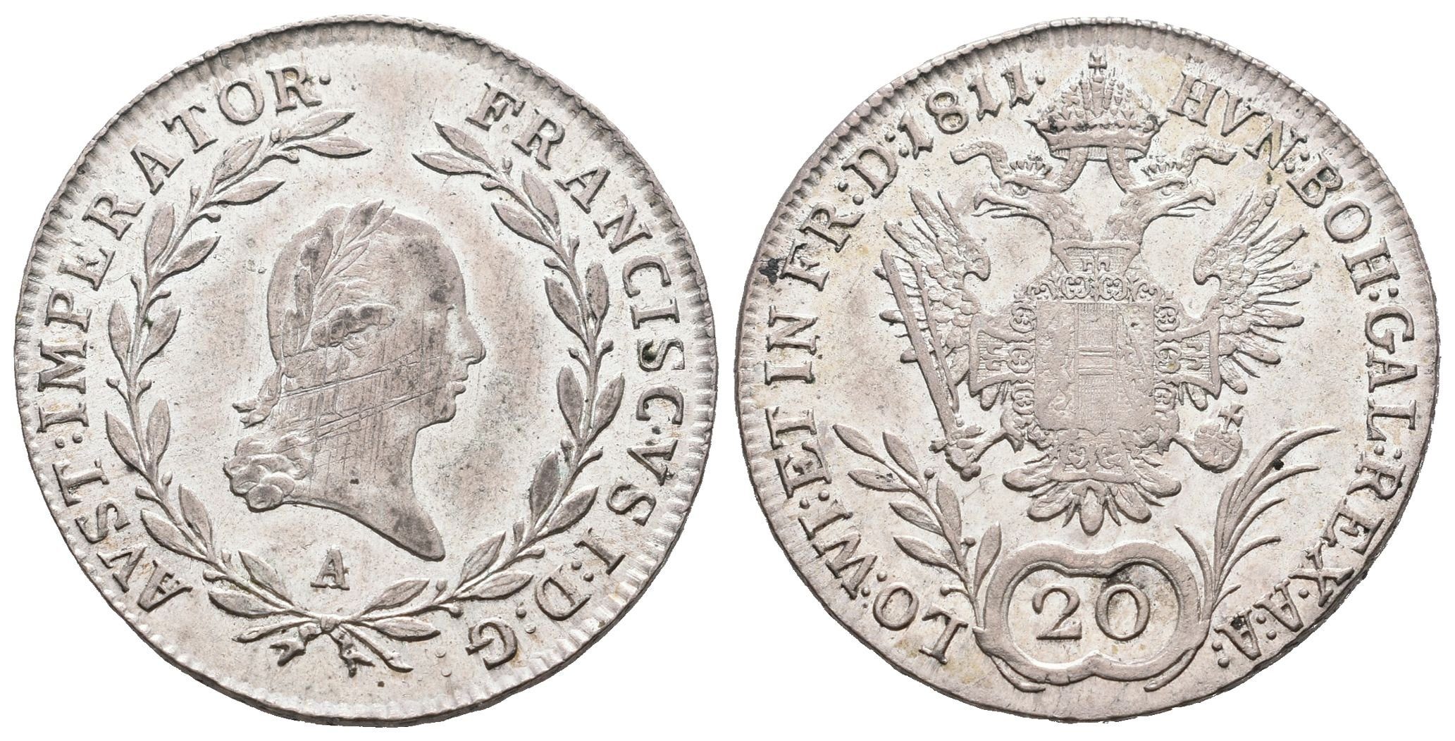 František II., 20 Krejcar 1811 A