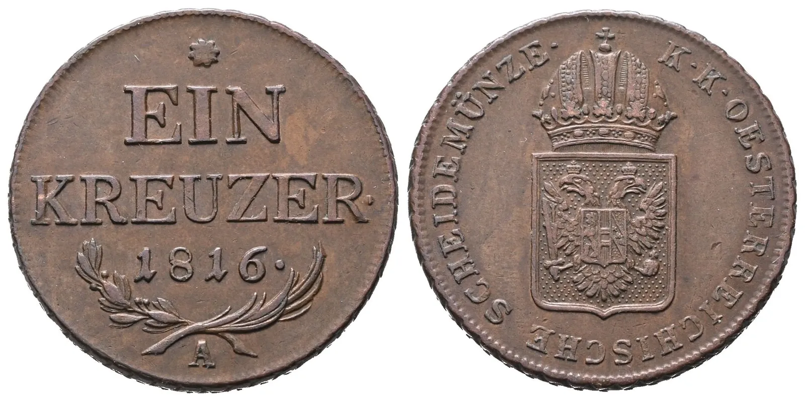 František II., 1 Krejcar 1816 A
