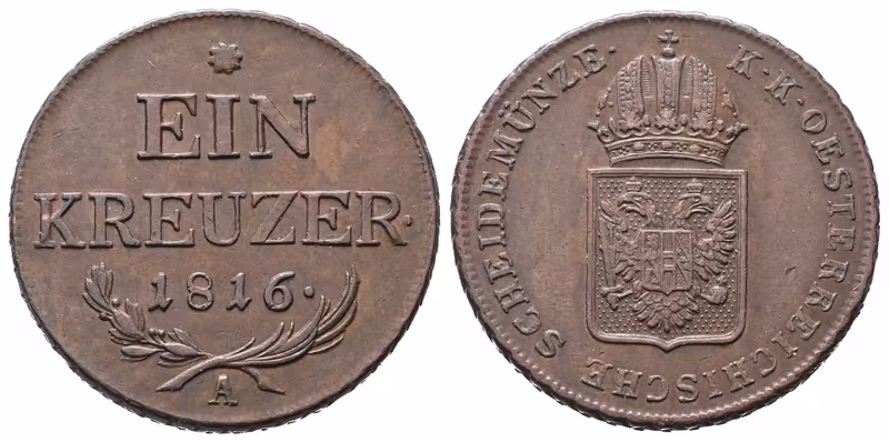 František II., 1 Krejcar 1816 A