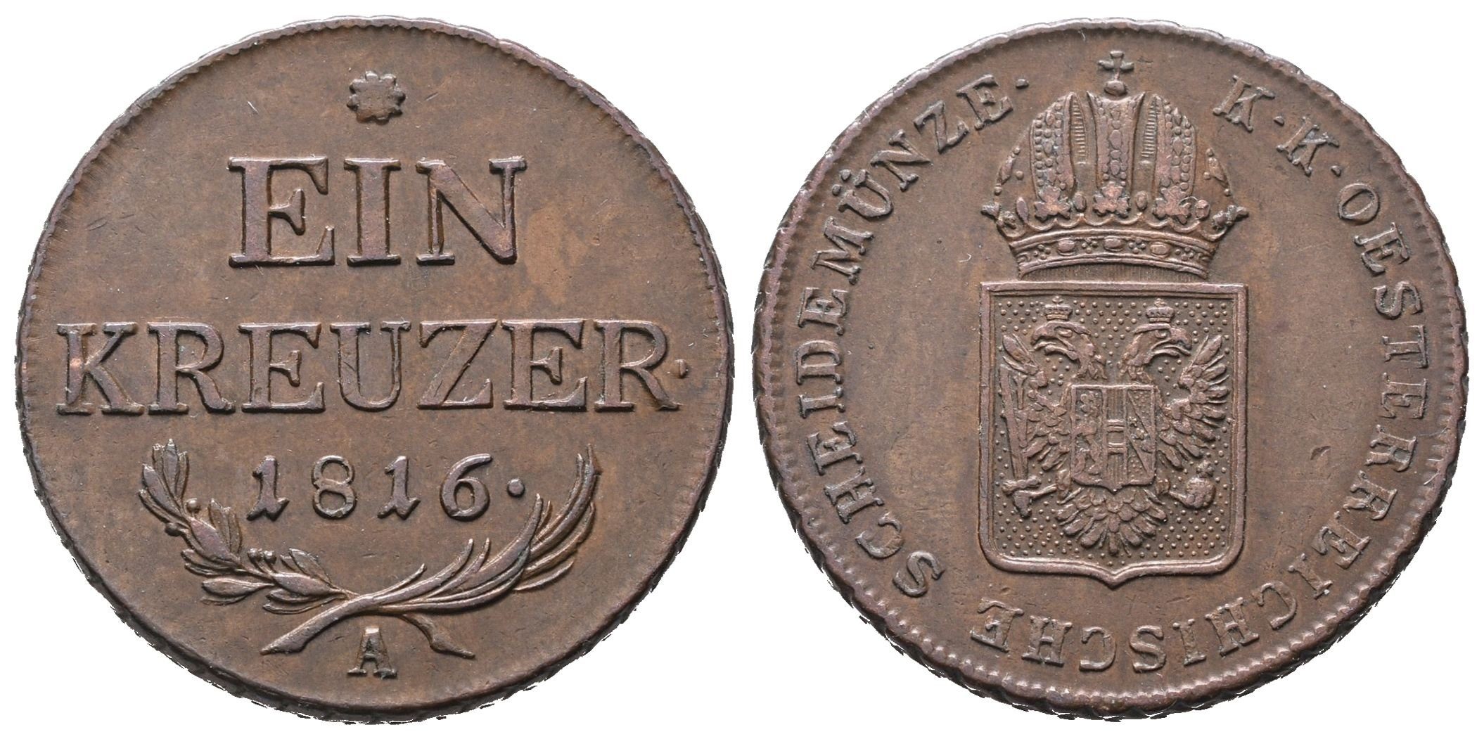 František II., 1 Krejcar 1816 A