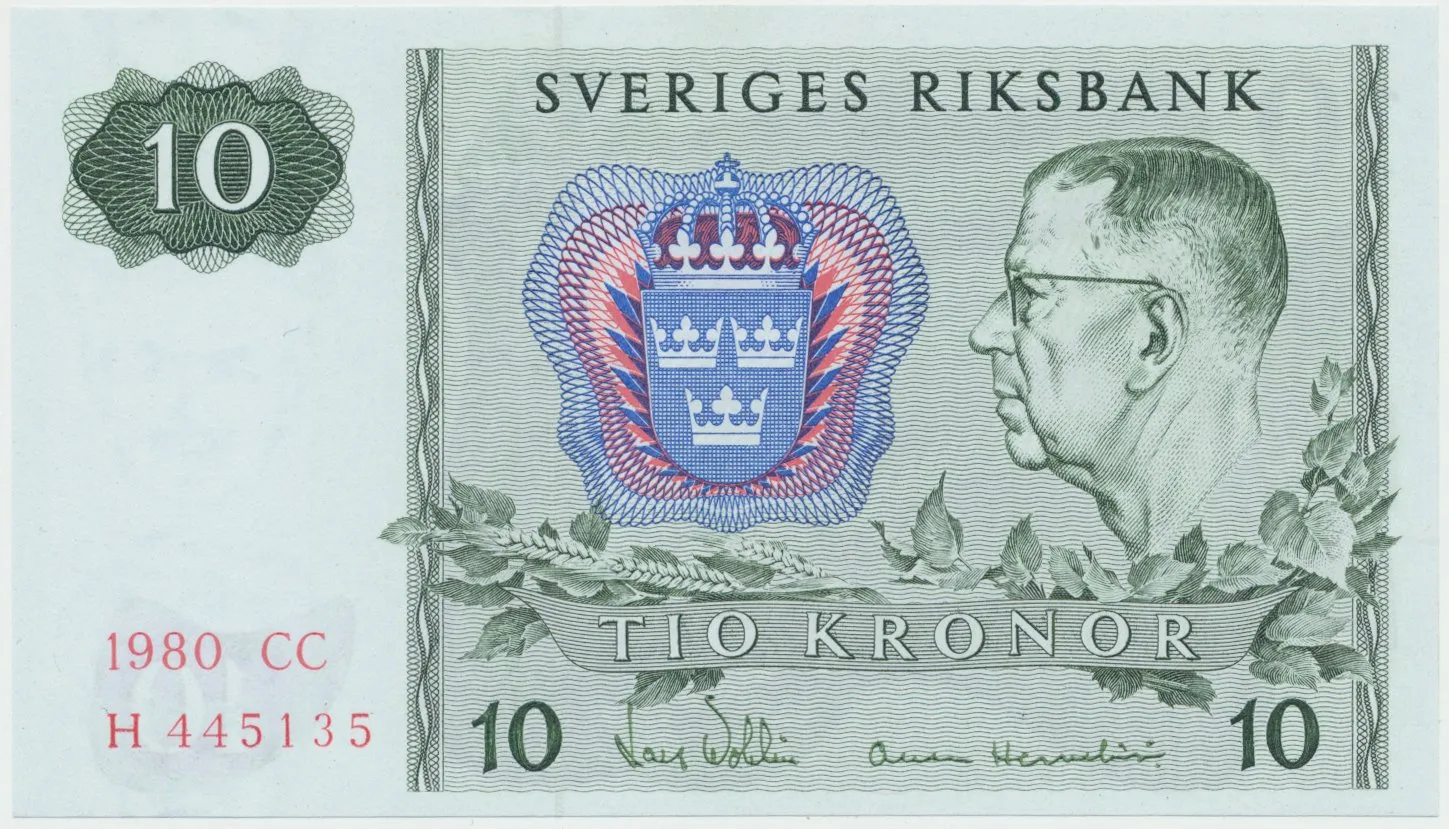 Švédsko, 10 Kronor 1980, P.52e