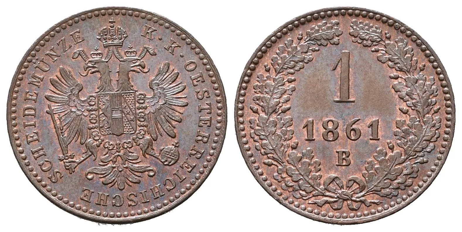 Rakouská a spolková měna, 1857 - 1892 — 1