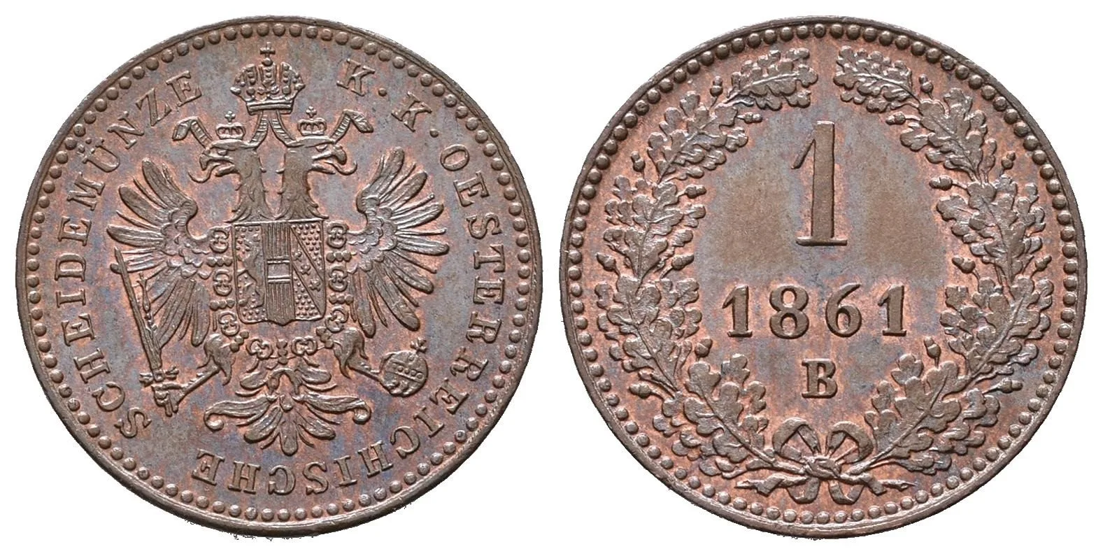 Rakouská a spolková měna, 1857 - 1892 — 1