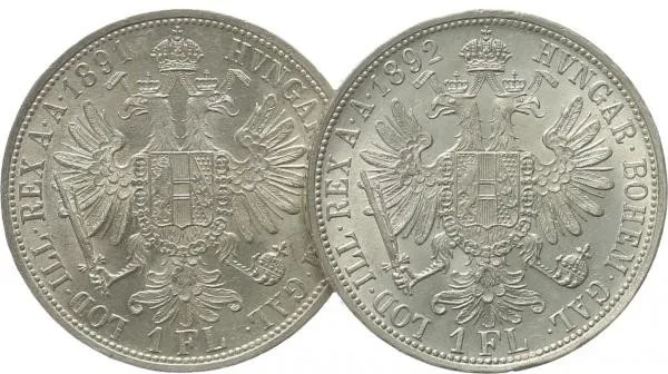 Rakouská a spolková měna, 1857 - 1892 — 1