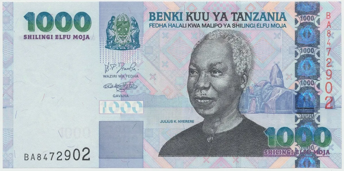 Tanzánie, 1000 Shilingi (2006), P.36b