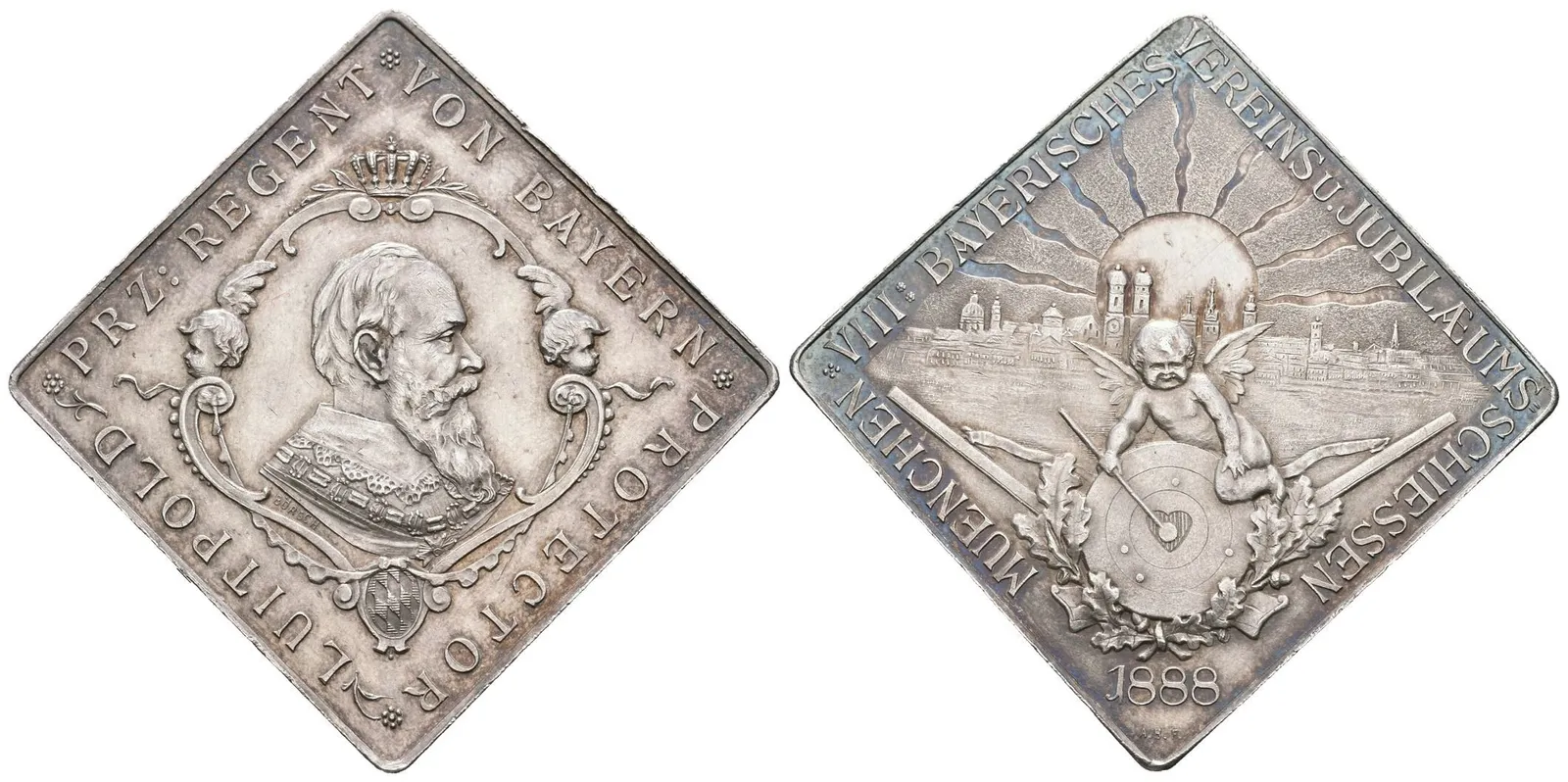 AR Klipa 1888 - VIII. Bavorské spolkové jubilejní střelby v Mnichově. — 1