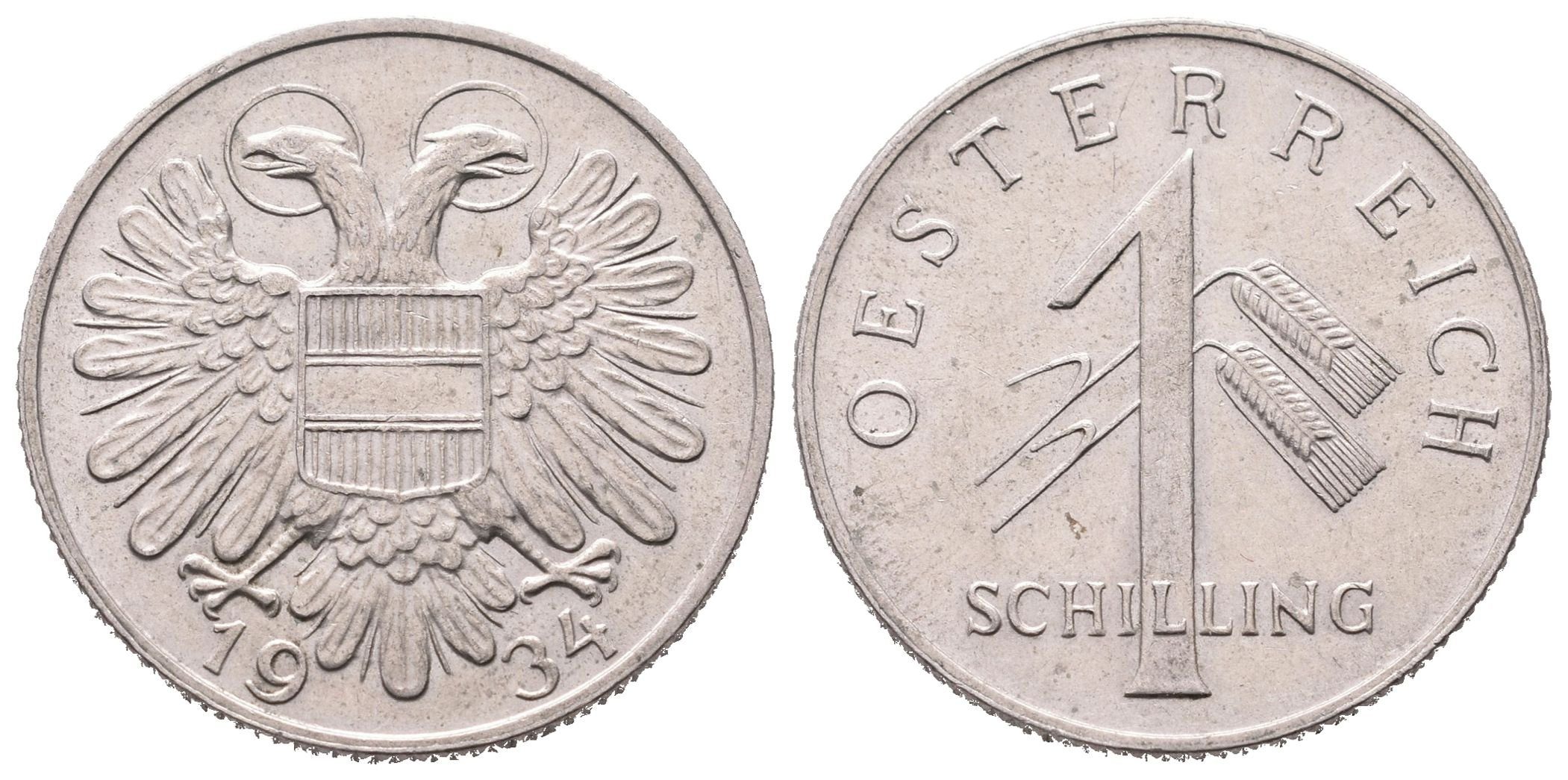 Rakousko, 1 Schilling 1934