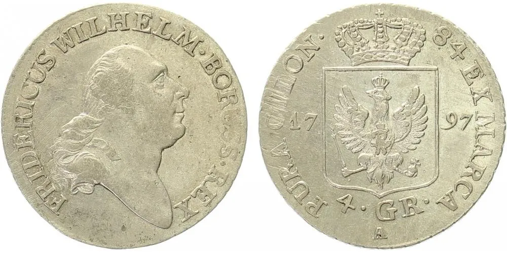 Prusko, Friedrich Wilhelm II., 1786 - 1797 — 1