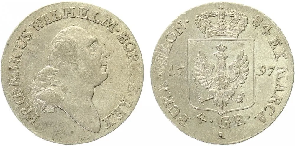 Prusko, Friedrich Wilhelm II., 1786 - 1797 — 1