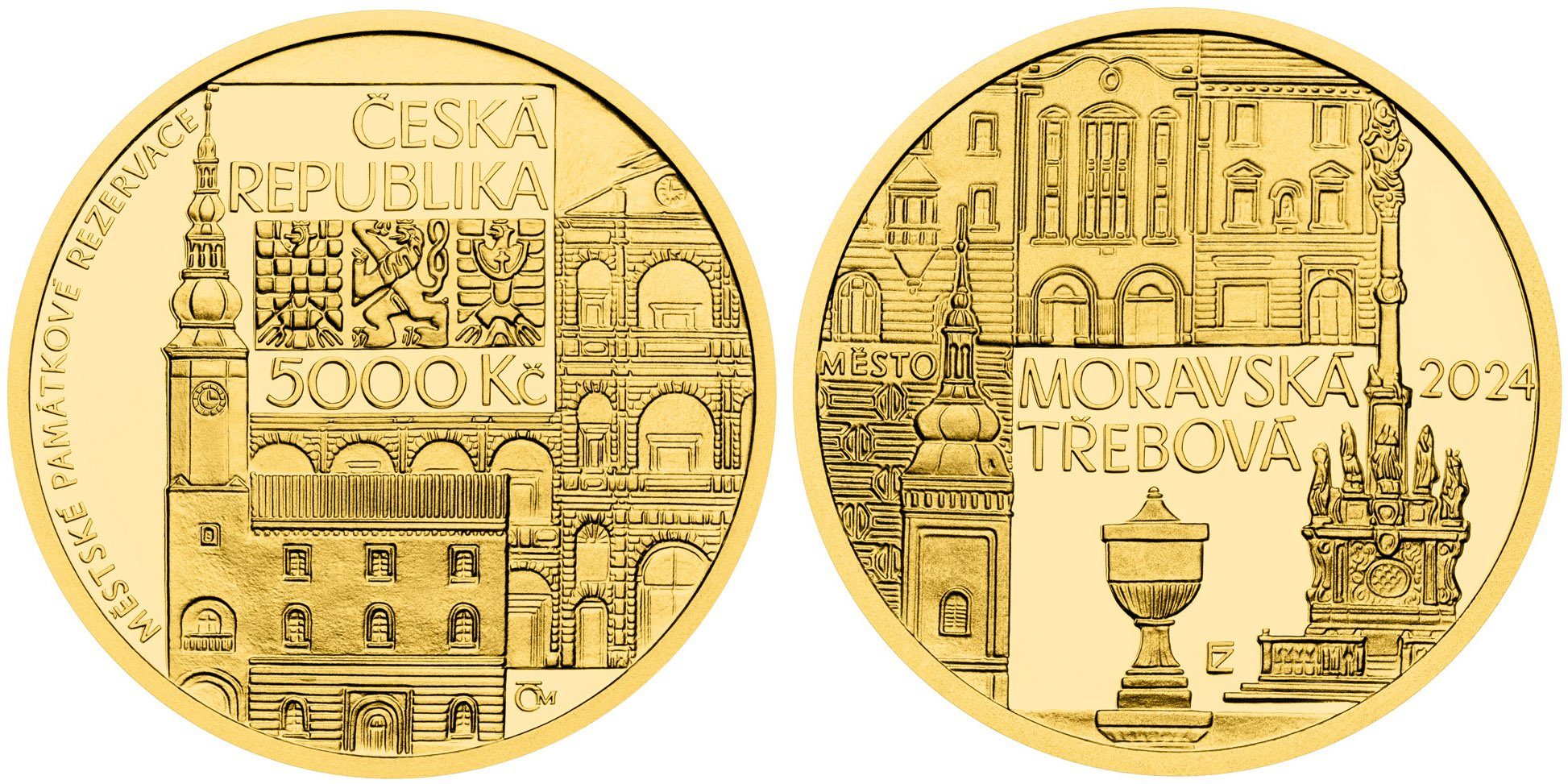 5000 Kč 2024 - Město Moravská Třebová, PROOF