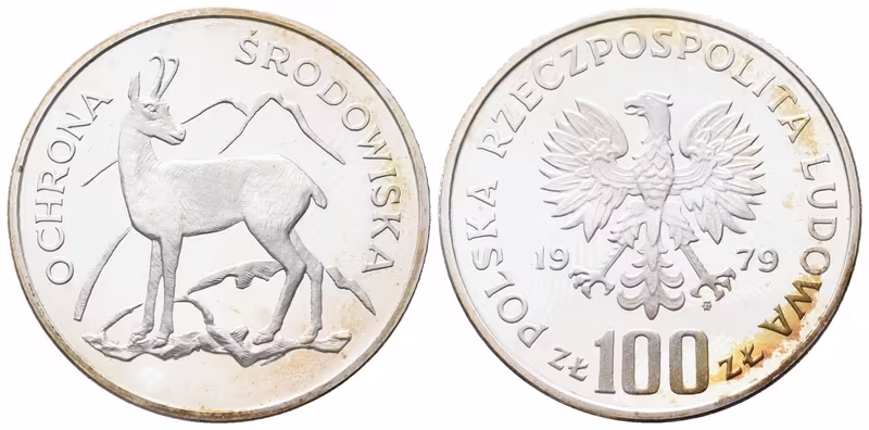 Polsko, 100 Zlotých 1979 - PROOF