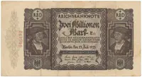 Německo, 2 Millionen Mark 1923, Ro.89b