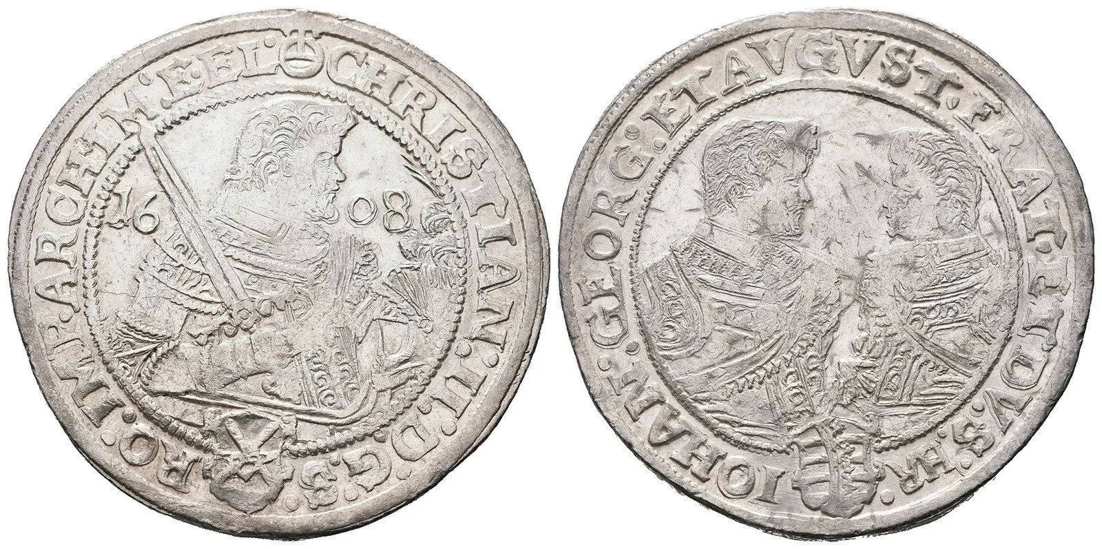 Sasko, Christian II., Johann Georg I. a August, 1591 - 1611 — 1
