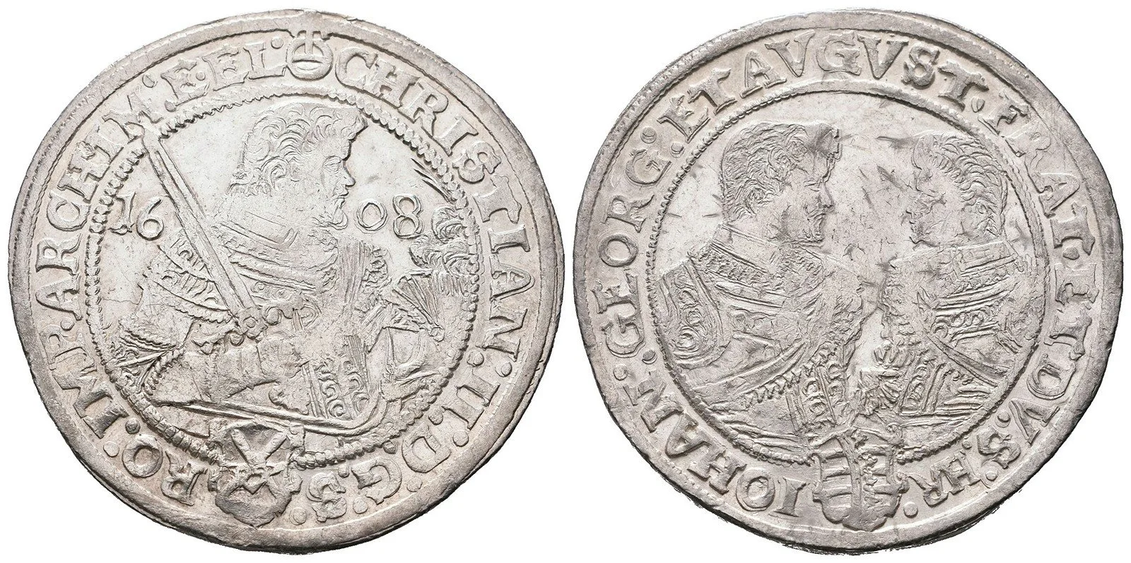 Sasko, Christian II., Johann Georg I. a August, 1591 - 1611 — 1