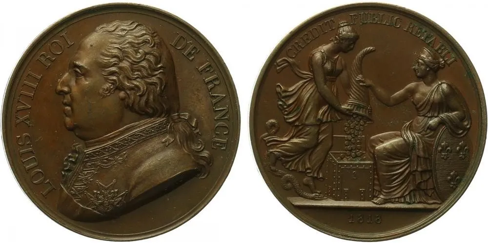 Francie, Louis XVIII., 1814/1815 - 1824 — 1