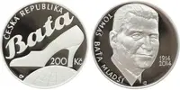 200 Kč 2014 - Tomáš Baťa, PROOF - fotografie 2
