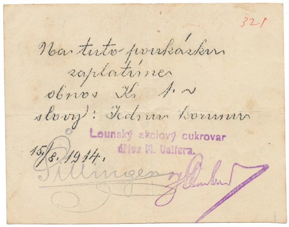 Nouzovky české od roku 1914 — 1
