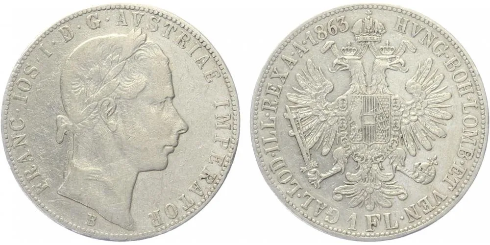 Rakouská a spolková měna, 1857 - 1892 — 1