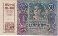 50 Koruna 1914 (1919), kolkovaná, Hej.4 - fotografie 2