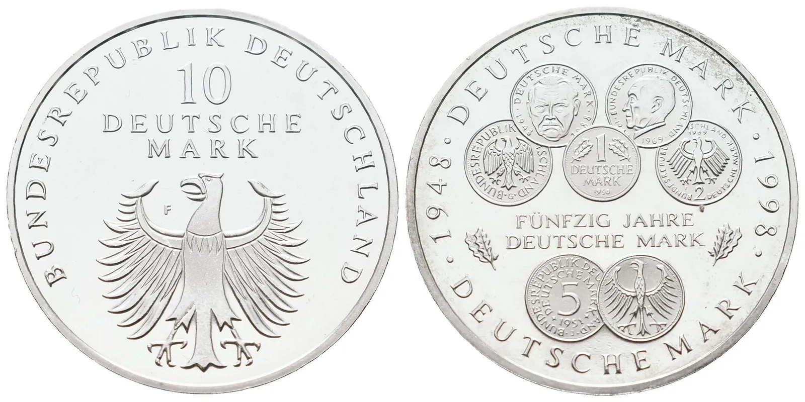 SRN, 10 Marka 1998 F - Měna