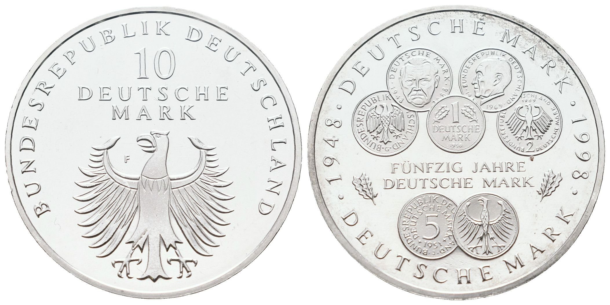 SRN, 10 Marka 1998 F - Měna