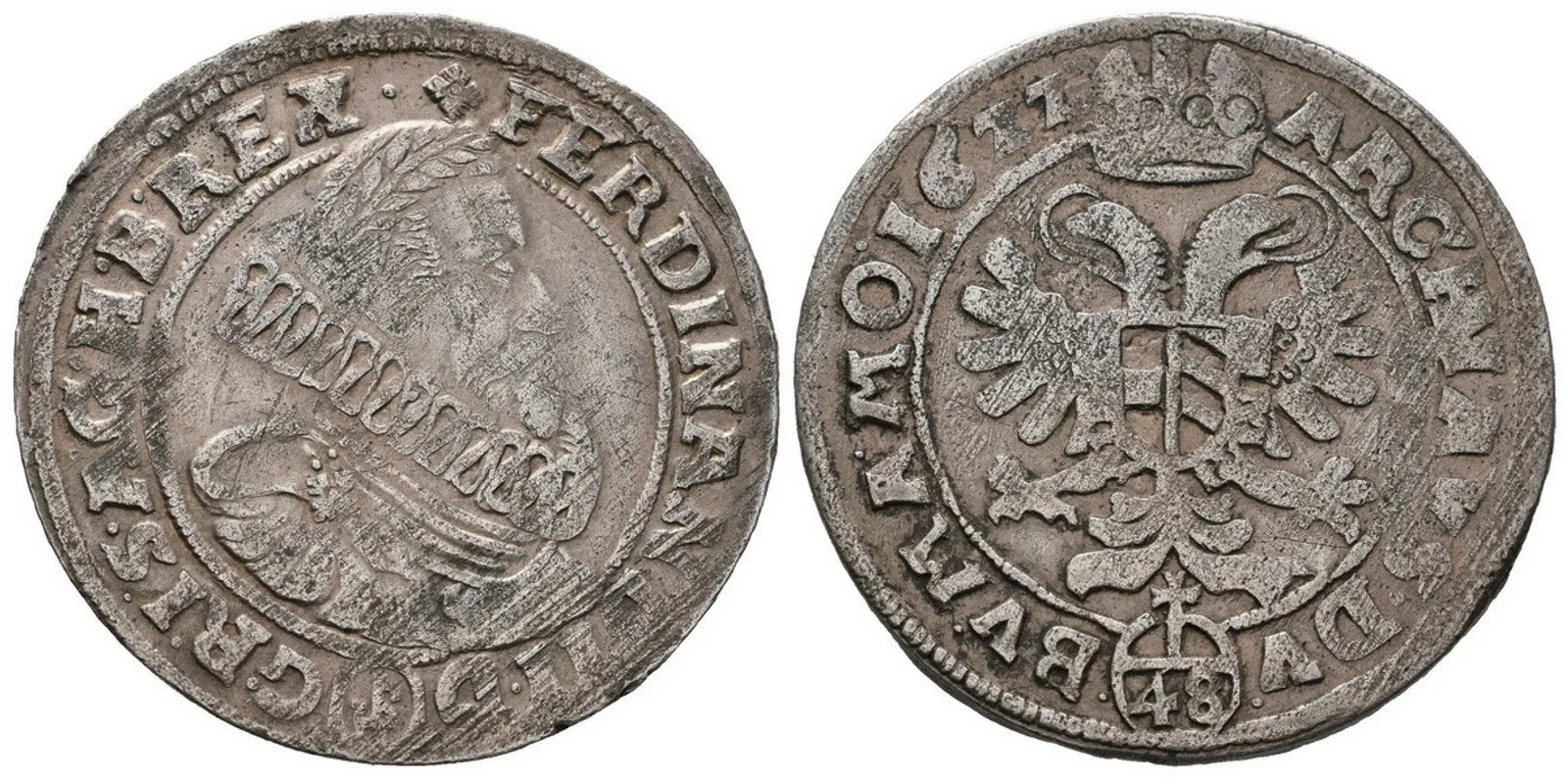 Ferdinand II., 1619 - 1637 (Mince kiprová) — 1