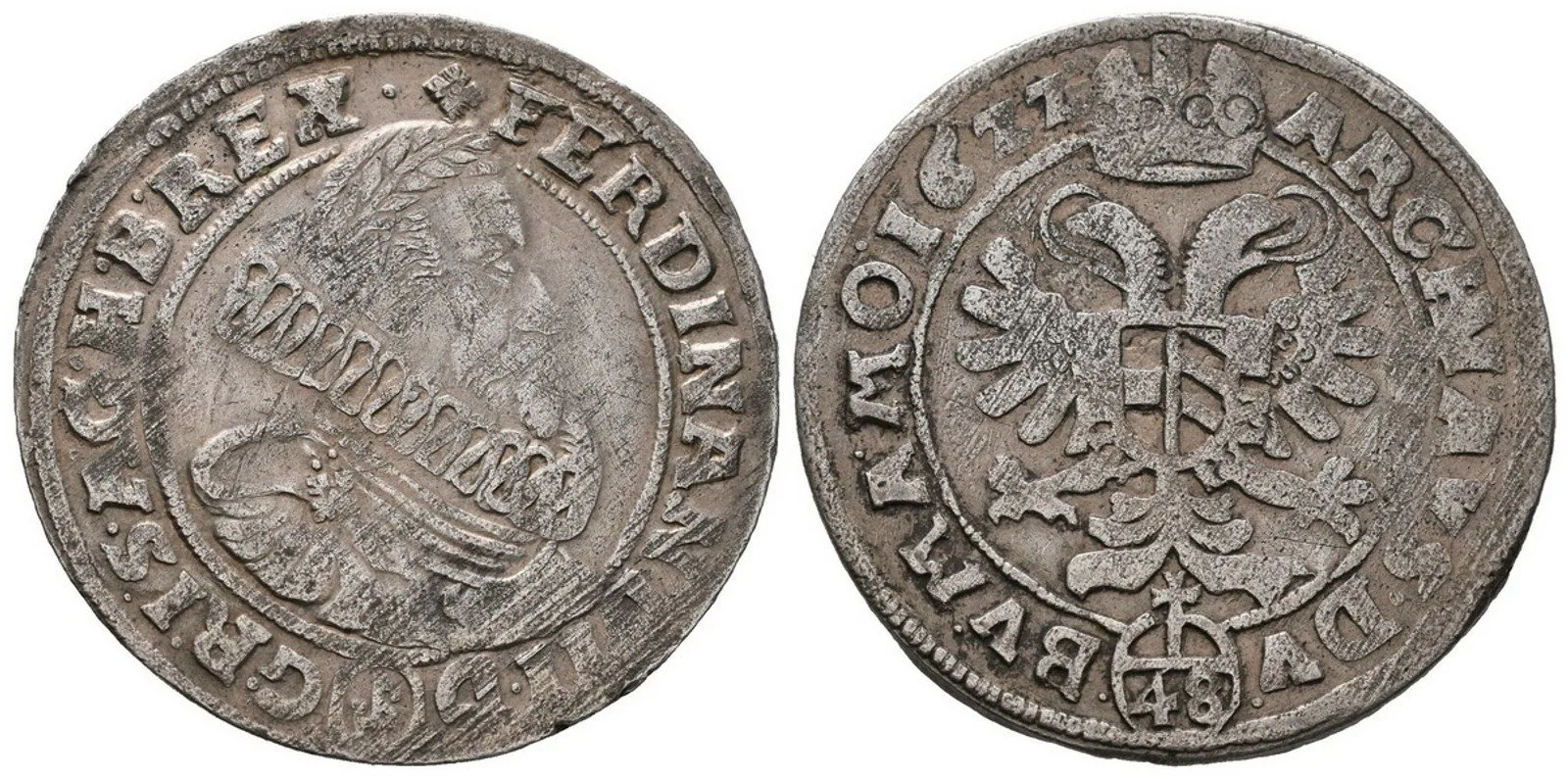 Ferdinand II., 1619 - 1637 (Mince kiprová) — 1