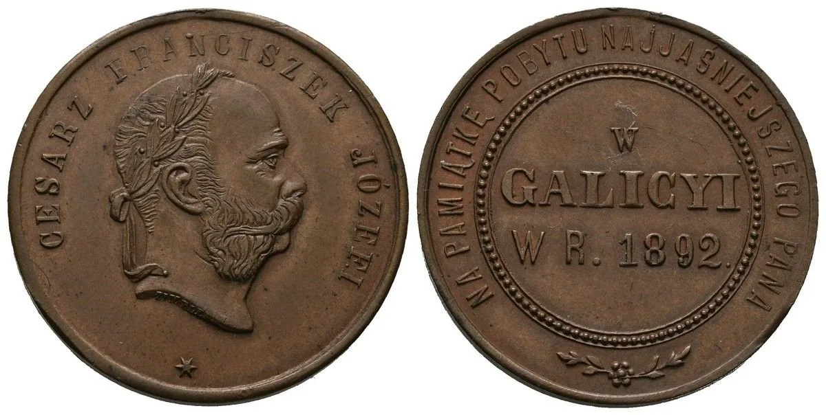 František Josef I., medaile vojenských manévrů — 1