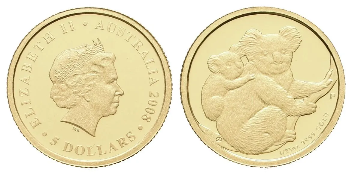 Kanada, 5 Dollars 2008 - Koala