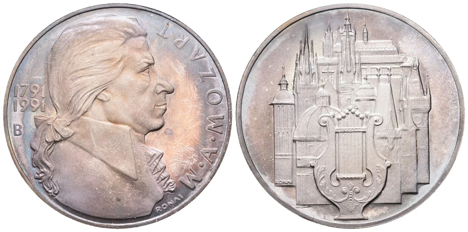 AE Medaile 1991 - W. A. Mozart