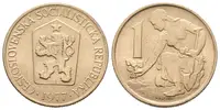 1 Koruna 1977