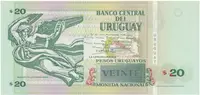 Uruguay, 20 Pesos Uruguayos 2008, P.86a - fotografie 2