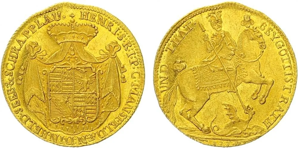 Mansfeld-Bornstedt, Heinrich, 1717 - 1780 — 1