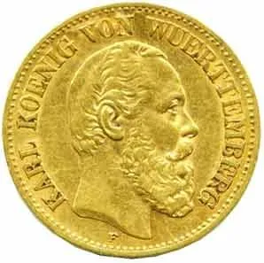 Württemberg, Karl, 1864 - 1891 — 1