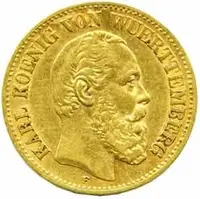 Württemberg, Karl, 1864 - 1891 — 1