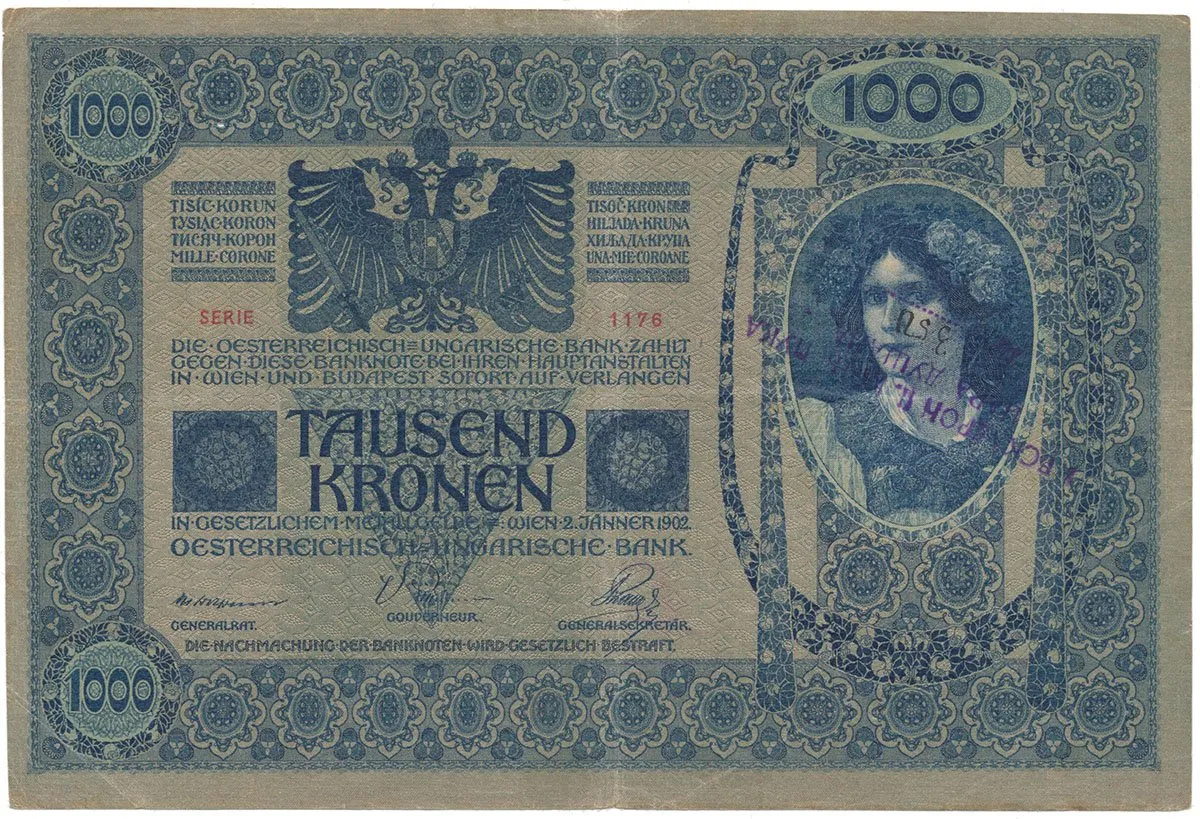 Razítkované R-U bankovky na Balkáně 1919-1921 — 1