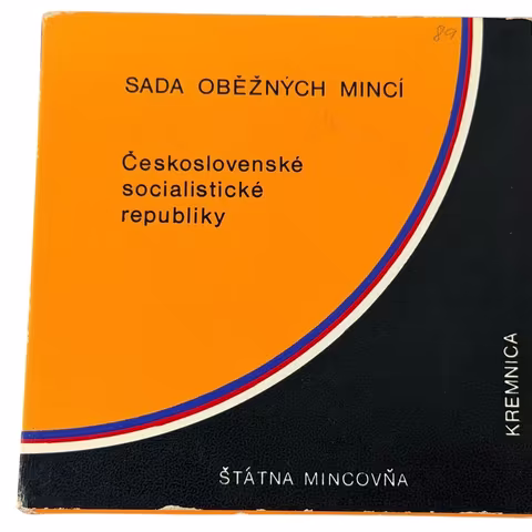 Sada oběžných mincí 1989 - v etui, nep. popsaný přebal_7 ks