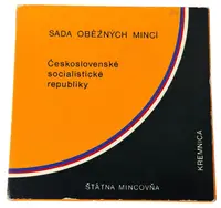Sada oběžných mincí 1989 - v etui, nep. popsaný přebal_7 ks — 1