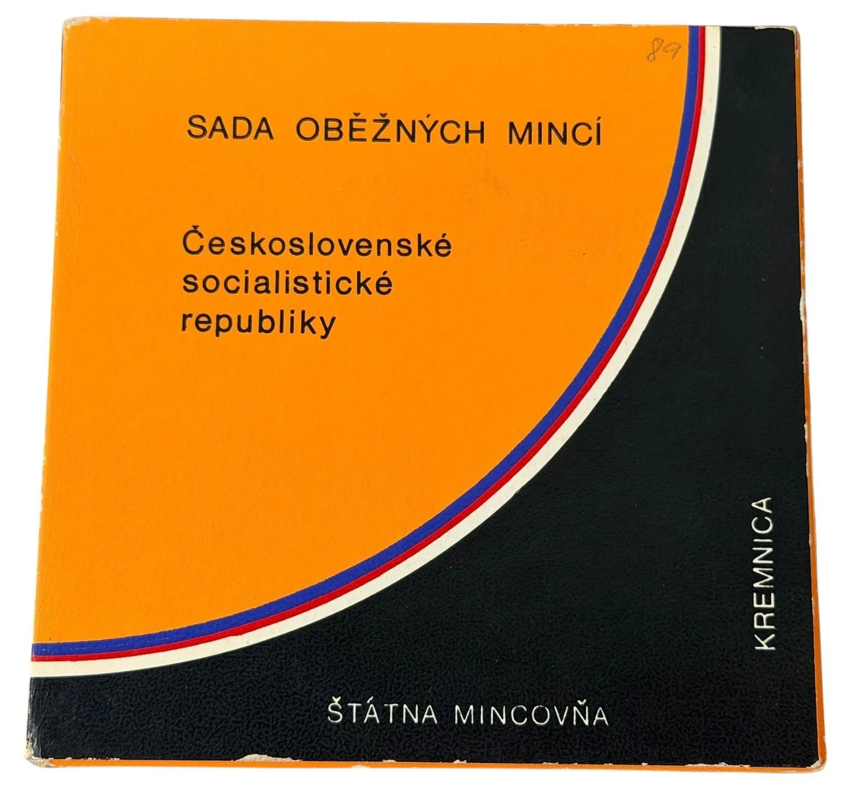Sada oběžných mincí 1989 - v etui, nep. popsaný přebal_7 ks — 1