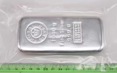 Stříbrný investiční slitek 999, 1000 g Royal Silver