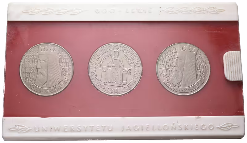 Polsko, Sada mincí 10 Zlotých 1964