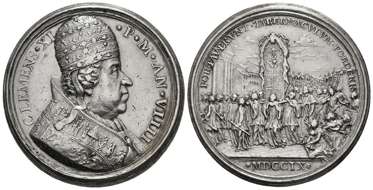 Vatikán, Clement XI., 1700 - 1721 — 1