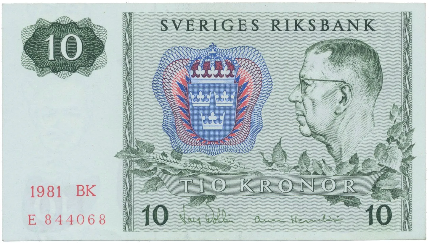 Švédsko, 10 Kronor 1981, P.52e