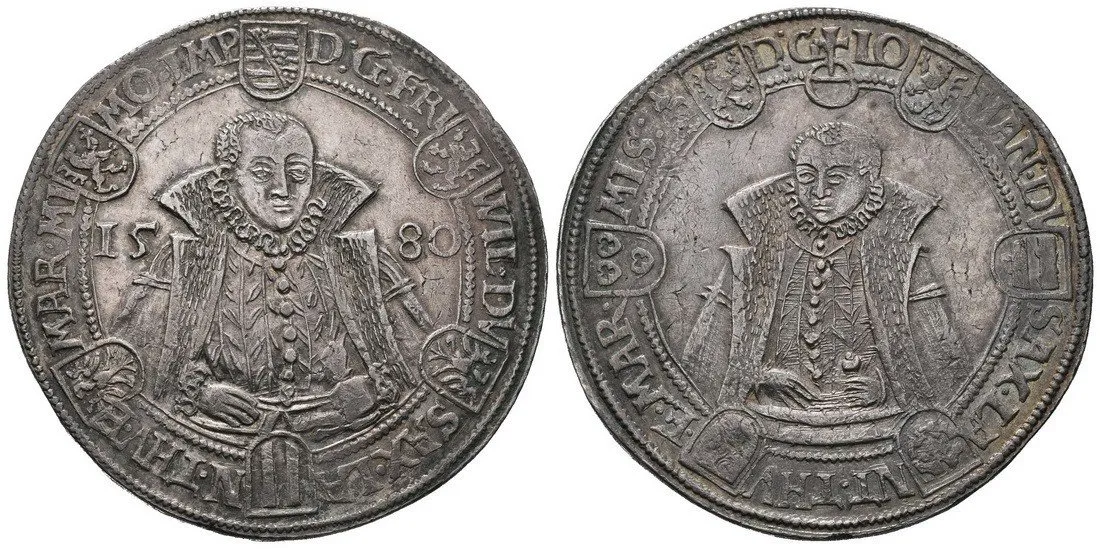 Sasko - Weimar, Friedrich Wilhelm I. a Johann III., 1573 - 1603 — 1