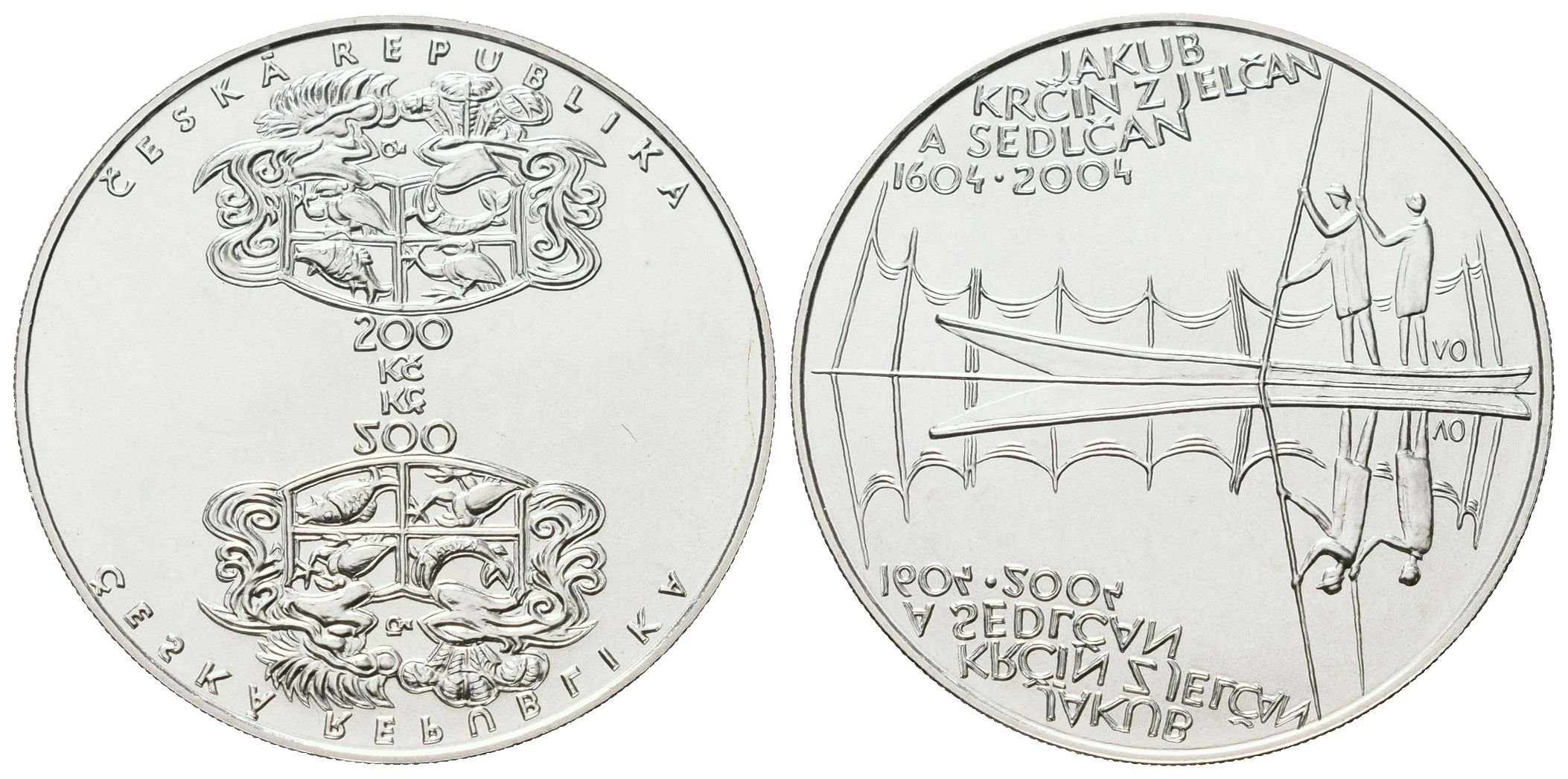 200 Kč 2004 - Jakub Krčín z Jelčan a Sedlčan