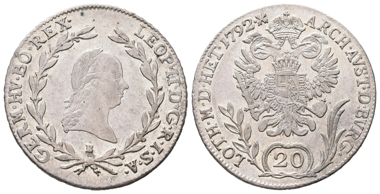 20 Krejcar 1791 B