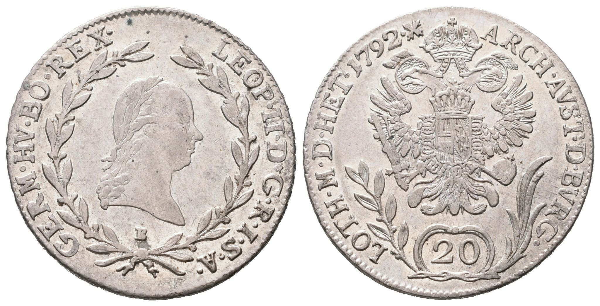 20 Krejcar 1791 B