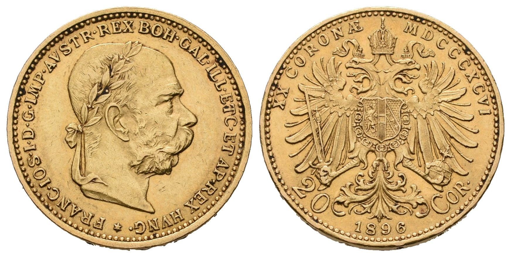 20 Koruna 1896
