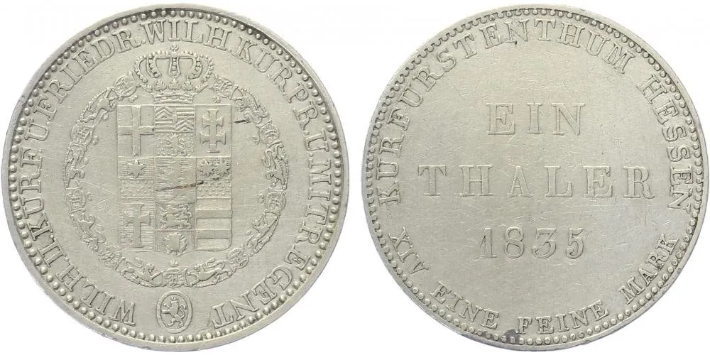 Hessen - Kassel, Wilhelm II. a Friedrich Wilhelm jako spoluvladař — 1